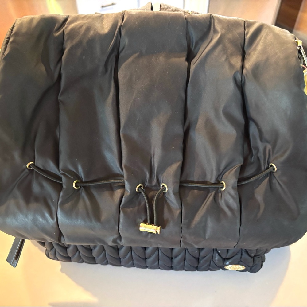 HAPP•black levy backpack diaper bag EUC - Picture 4 of 14